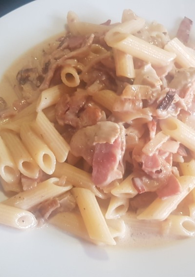 Una foto de Pasta con perretxicos