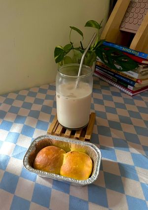 Foto resep Roasted Milk Tea with Cinnamon 🧋