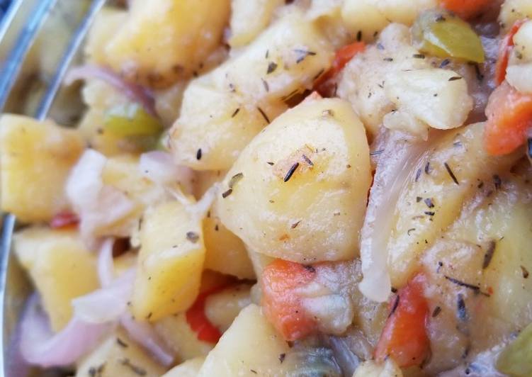 Recipe of Perfect Stir fry potatoes with vegies | This is Recipe So Easy You Must Test Now !!