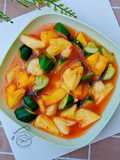 Asinan Buah Nanas dan Timun