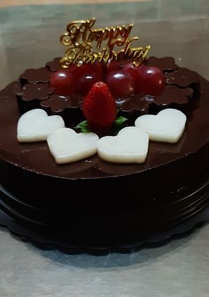 Foto resep Simple Dark Chocolate Pudding