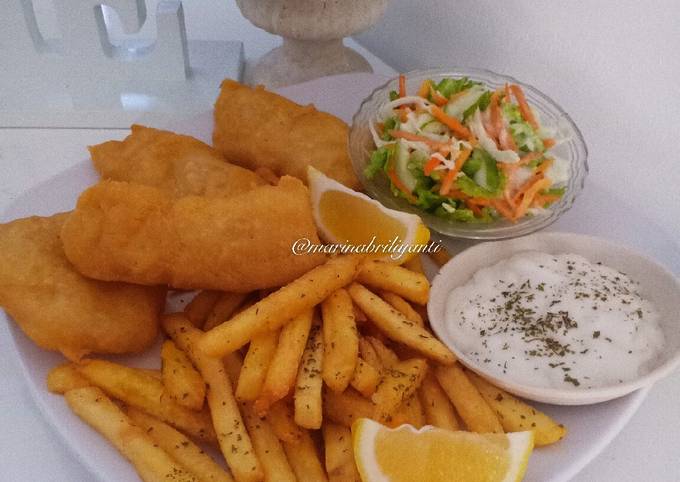 Fish and Chips a la Resto