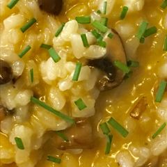 A picture of Mushroom Risotto.