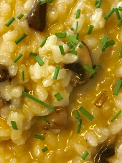 A picture of Mushroom Risotto.