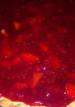 Epres almás ribiszkés pite recept fotója