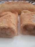 Pie de manzana frito