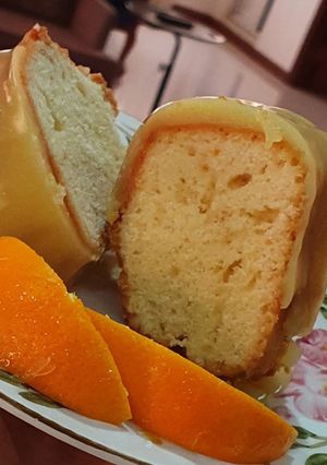 عکسی از دستور کیک پرتقالی