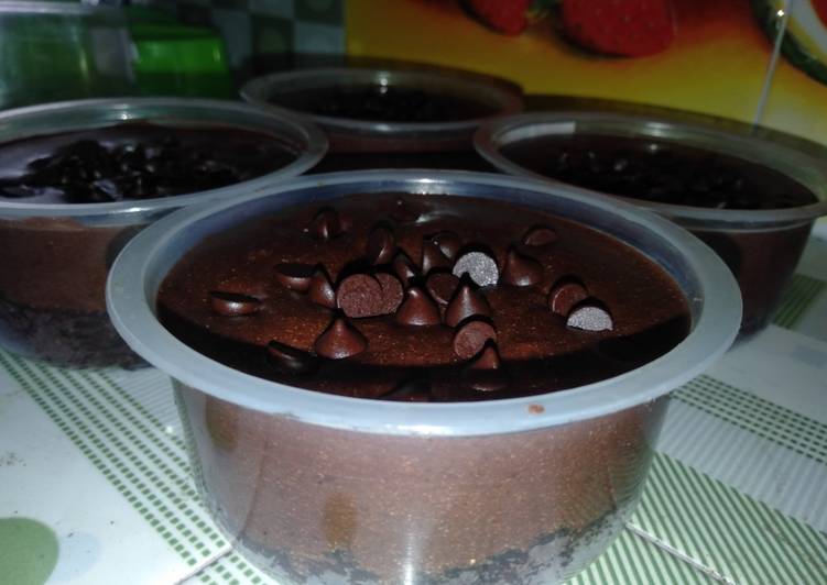 Brownies Chocolate Mousse