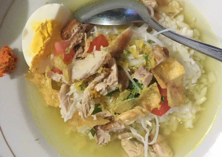 Soto ayam bening segaarrr&hellip;🤗