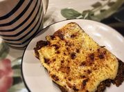 Una foto de tiramisú de navidad