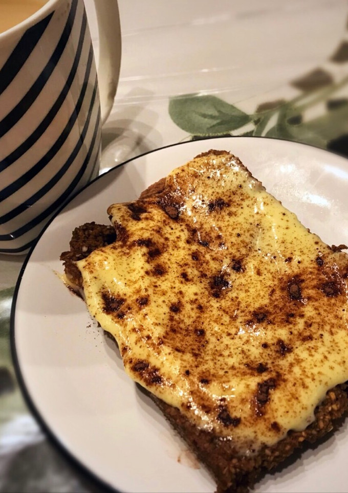 Una foto de Tostada francesa Tiramisú!! Invento de Geri