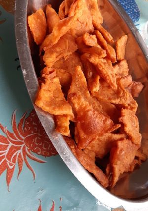 Una foto de Doritos o nachos caseros