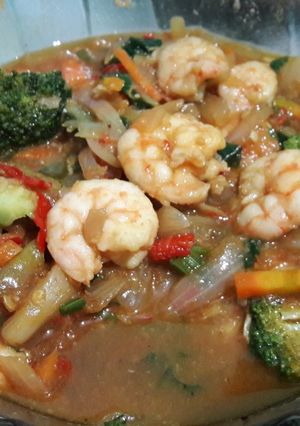 Foto resep Udang saus tiram