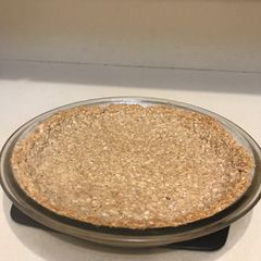 A picture of Oatmeal Pie Crust for No Bake Pies.