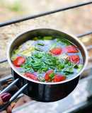 Canh Cá Thu Nấu Cà Chua Măng Tây Bí Ngòi