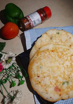 राइस पोटैटो पैनकेक (Rice potato pancake recipe in Hindi) रेसिपी मुख्य फोटो