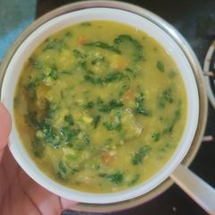 A picture of Moong Dal & Palak Spinach.