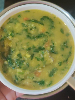 A picture of Moong Dal & Palak Spinach.