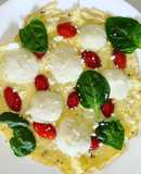 Omelette caprese