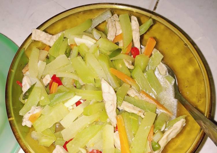 Sayur Labu Siam wortel dan tempe