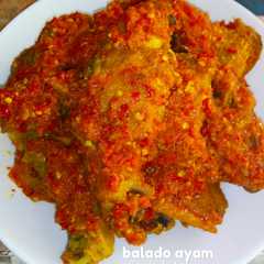 A picture of Balado ayam.