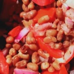 A picture of Rawa chaat.