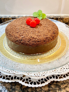Una foto de Tarta con nata agria, sin horno, sin gluten