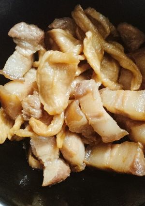 Hình của món Thịt kho củ cải khô.