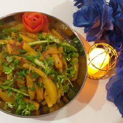 Aloo ki bhujya A picture of Aloo ki bhujya.