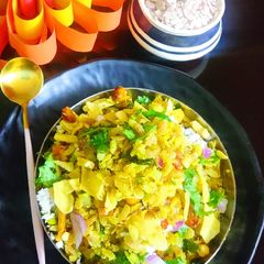 Red Rice Poha A picture of Red Rice Poha.