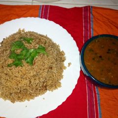 A picture of SimplePilau #myuniquericerecipecontest#.