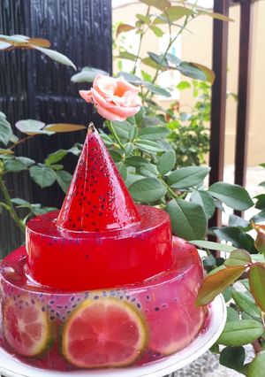 Foto resep Puding selasih jeruk nipis