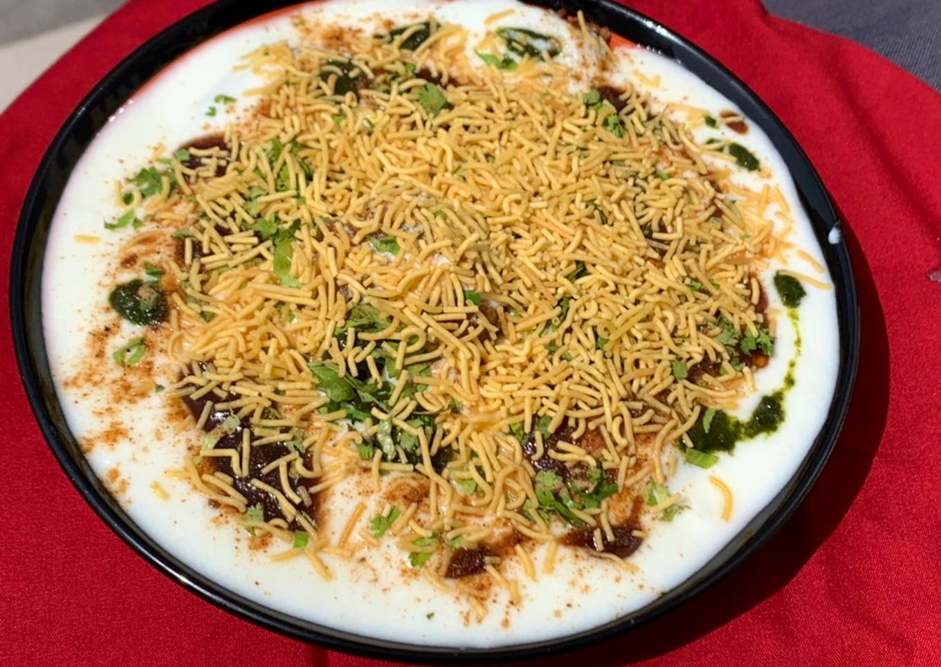 Aaloo tikki chaat