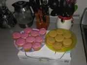 Una foto de betún para cupcakes