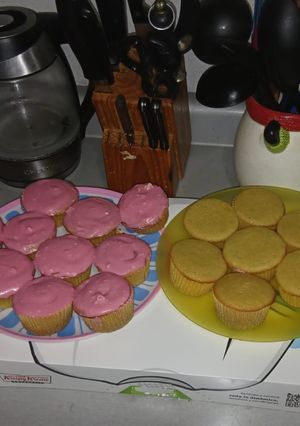 Una foto de Cupcakes de vainilla