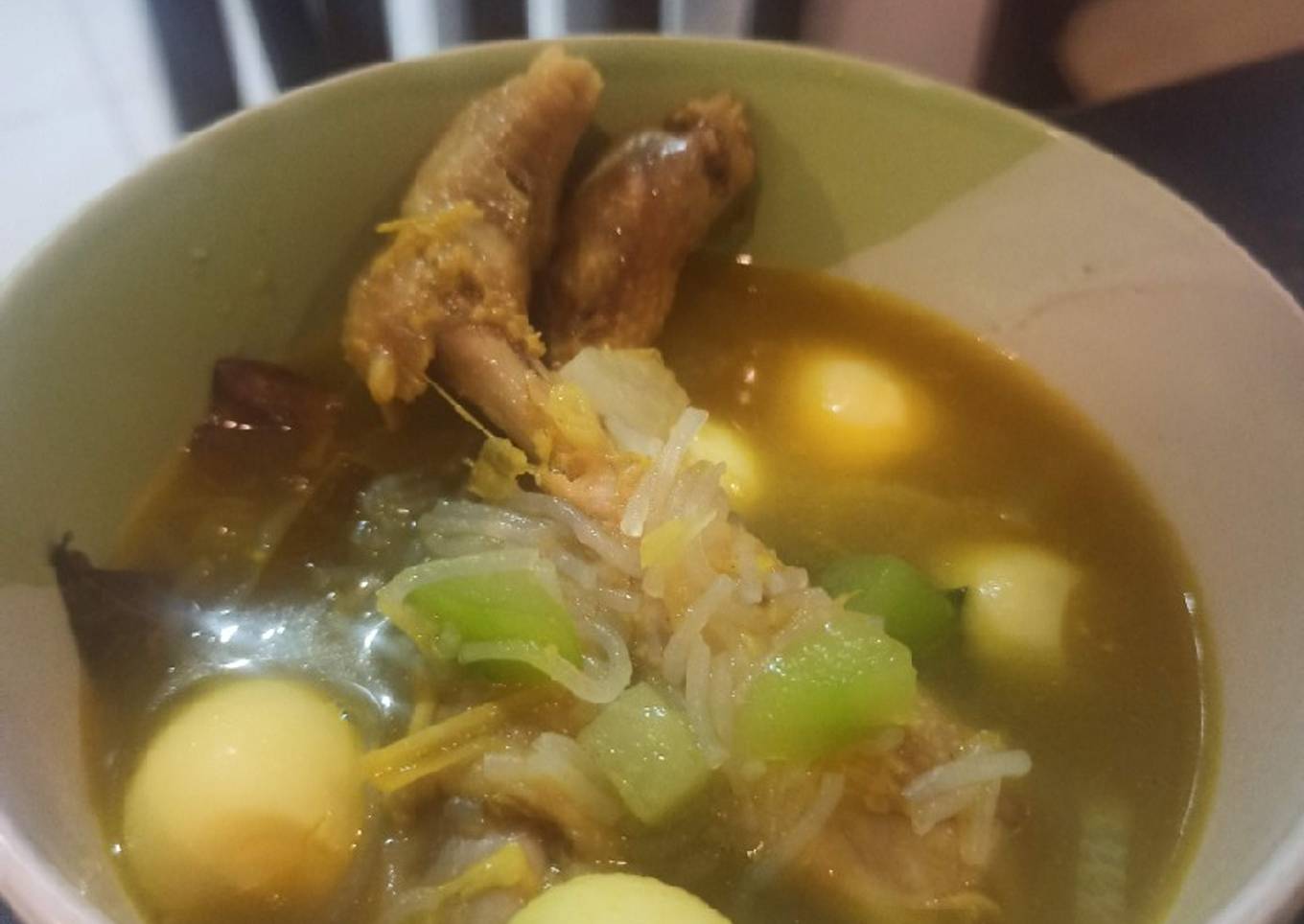 Soto ayam Lamongan sederhana, mpasi 11 bulan+