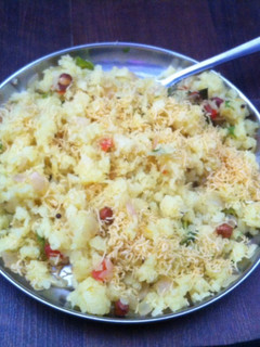 A picture of Kanda Poha.