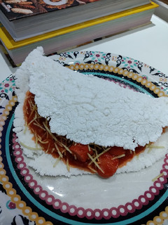 Foto de Cachorro quente na tapioca ou "cabra-quente"