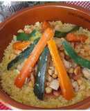 Tajine de pollo y garbanzos