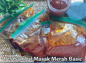 Gambar Pes Sambal Masak Merah Lauk-pauk Basic (Stok Frozen)