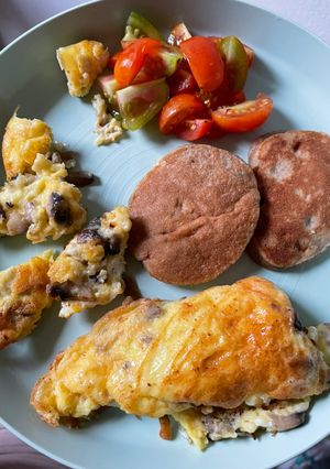 Foto resep [BLW Mpasi] Mushroom Omlette