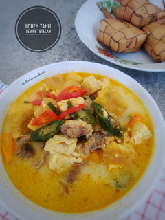 Foto resep Lodeh 3T (Tahu Tempe Tetelan)