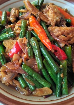 Foto resep Oseng Ikan Pindang Kacang Panjang Mommylicious