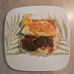 A picture of French toast sliders.