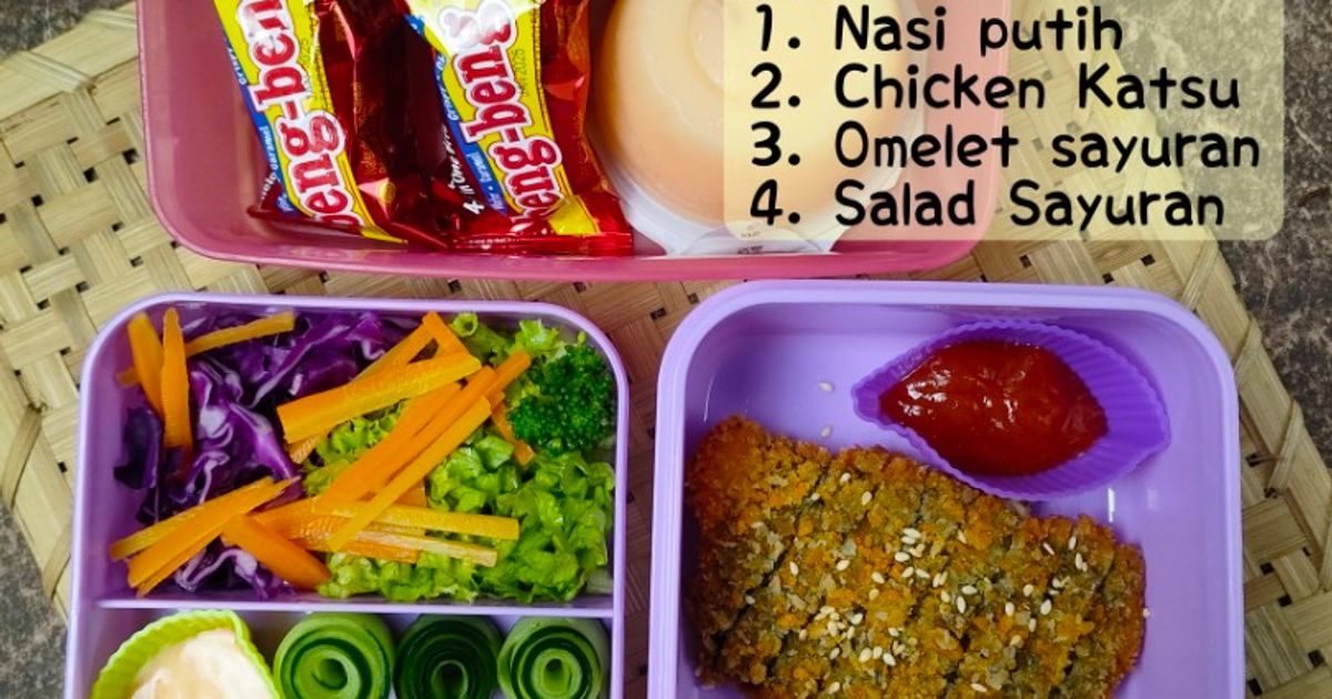 Bekal sekolah / Omelet sayuran (918)