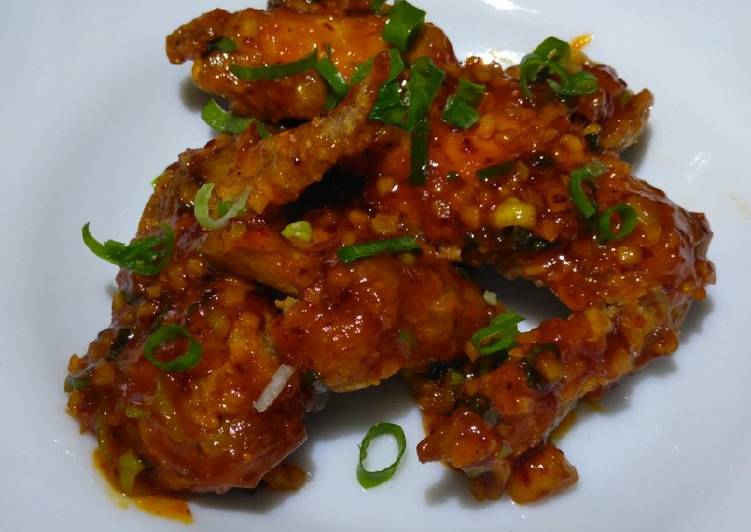 Rahasia Membuat Korean Spicy Chicken Wings Kekinian