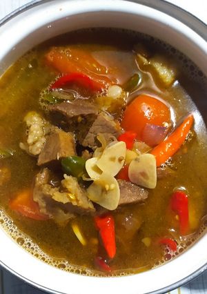 Foto resep Asem daging
