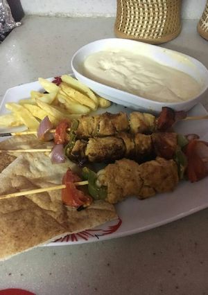 صورة لوصفة شيش طاووق