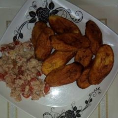 A picture of Plantain & egg souce.