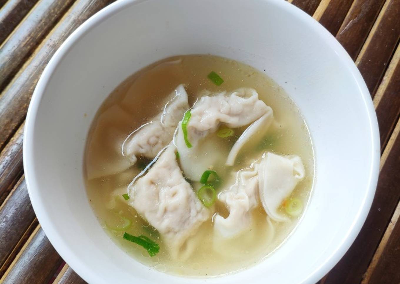 Pangsit Ayam Rebus Simple